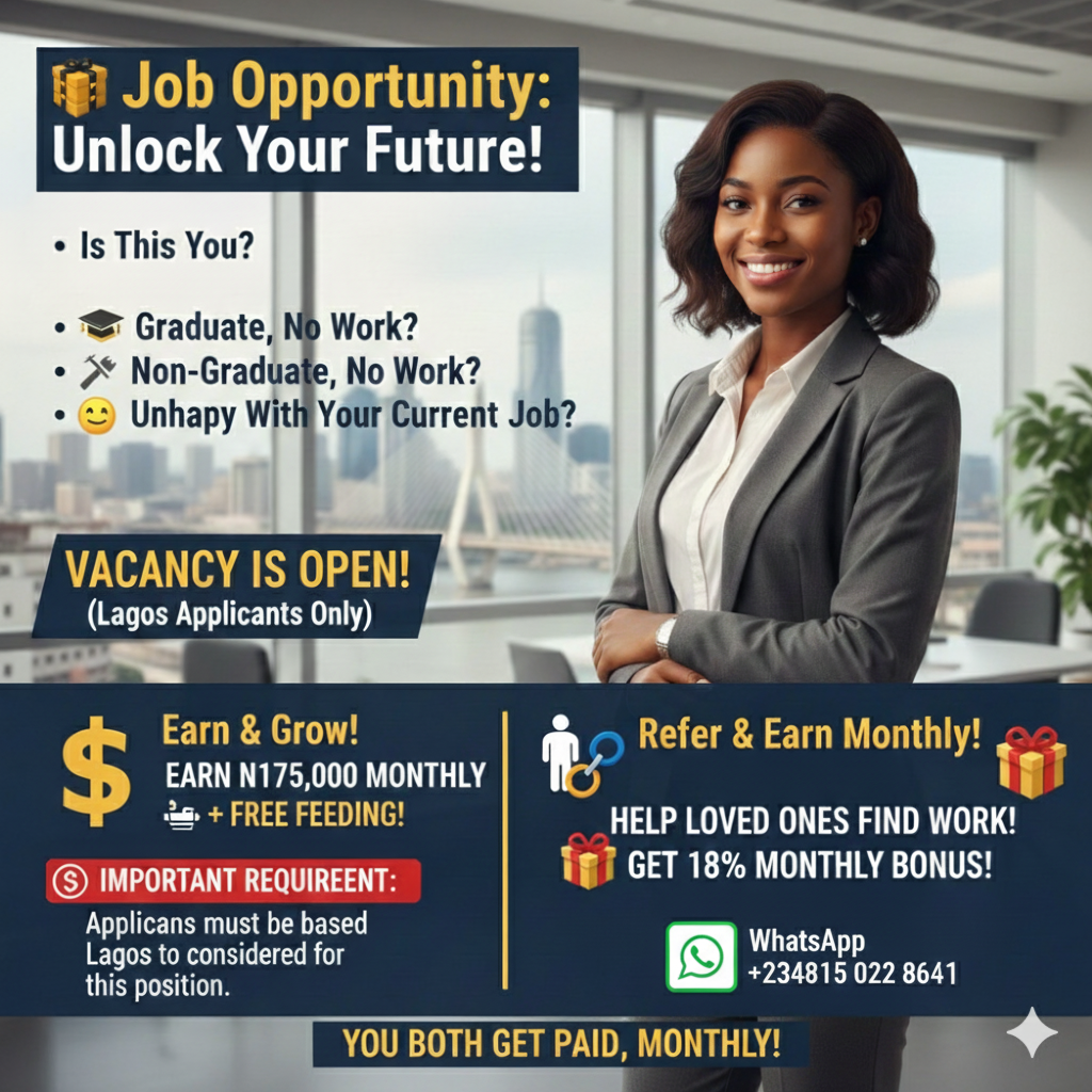 Primes Global Recruitment 2026: Jobs in Lagos (₦175k Monthly + Free Meals)